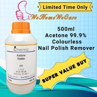500ml Nail Polish Remover - Acetone 99.9%