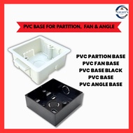 PVC PARTITION BASE/PVC FAN BASE/PVC BASE BLACK/PVC BASE/PVC ANGLE BASE BLACK WHITE
