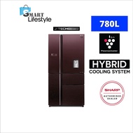 [FREE SHIPPING] Sharp Hikaru Series Refrigerator (780L) SJF889WGM - PETI SEJUK