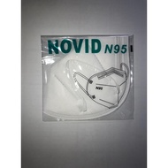 Public 1Pcs Novid N95 5-Ply Disposable Individually Pack Earloop Respirator Face Mask Wrapped Novid 
