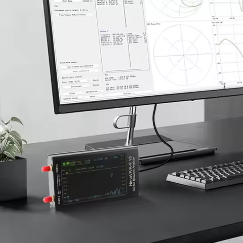 HF VHF UHF SHF Antenna Analyzer 4.3 Inch Screen 1MHz-6GHz VNA Analyzer 801 Scan Points for S-Paramet