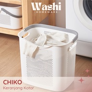 WASHI - CHIKO Laundry Basket Easy Laundry Basket Aesthetic Clothes Basket Laundry Basket Minimalist 