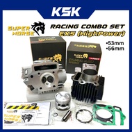 Head+Block Ex5 HighPower(Spec 53-56)SuperHorse/Block SuperHorse Ex5 53mm + Cylinder Head Ex5 Highpow