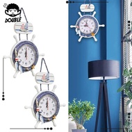[ Nautical Clock Creative Mediterranean Wall Clock Decorative Clock Wooden Clock
