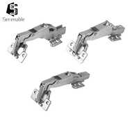 [Serenable] Door Hinge Soft Close Hydraulic Cabinet Hinge Foldable Corner Hinge Frameless Cupboard H
