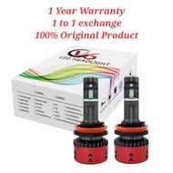 *Original Product *1 YEAR WARRANTY* V6 H4 H7 H8 H11 H16 9006 LED 4800K White Yellow Light LED