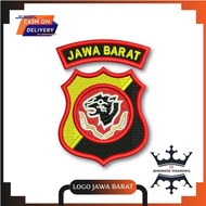 WEST JAVA LOGO - POLDA - RAISED - FLAT 3D