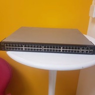 Cisco SF300-48P 48-Port 10/100 PoE Managed Switch with Gigabit Uplinks