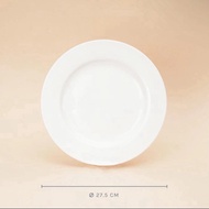 Rim plate 10" 27.5cm hotelware fine ceramic plate