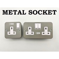 METAL SWITCHED SOCKET/ POWER POINT SWITCH