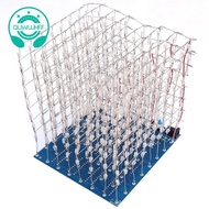 3D Led Cube Light 8x8x8 3D8 DIY Kit Soldering Project Kit 4.5-5.5V Squared DIY Kit Cube Soldering Ki