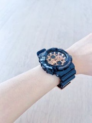 G-SHOCK 玫瑰金電子手錶