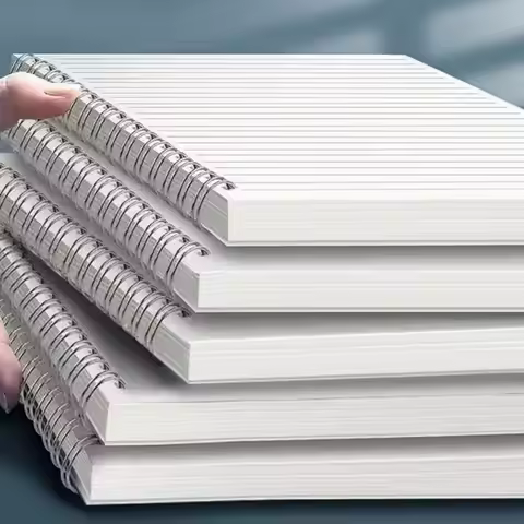 Thickened A4/A5/A6/B5 Coil Notebook Grids/Blank/Horizontal Line Flip Over Design Sketchbook Diary Bo