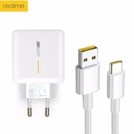 Original Realme Oppo 65W Charger SUPER VOOC ADAPTER CABLE usb TYPE C to type c REALME 67w dart 5 6 7