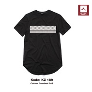Kz 189 Da'Wah T-Shirt - Palestine Longline by ZAIN