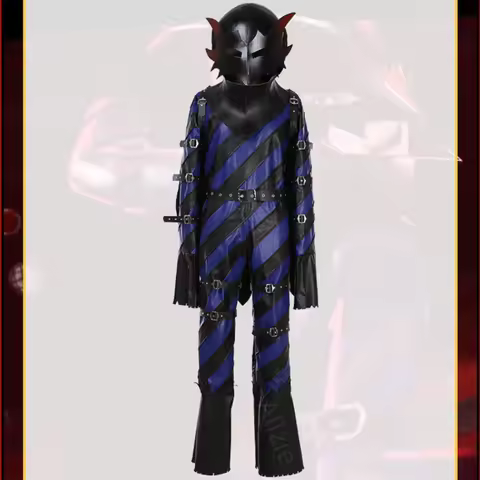 P5 Akechi Goro Cosplay Costume With Mask For Halloween Christmas Men Akechi Goro Role Play Comic Con