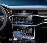 LUWU Pack of 2 Compatible with Audi A6 C8 /A7 4G / Q7 Q8 2020-2024 (10.1 Inch Top Display + 8.6 Inch