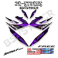 satria fu facelift 2 striping raider 150 facelift bintang