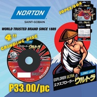 NORTON JAPAN Explorer Ultra Grinding Disc Wheel 4"