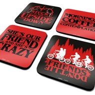 【怪奇物語】Stranger Things 經典台詞 - 英國進口杯墊4入組