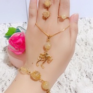 Sedana hair set gold plated chain bracelet 88