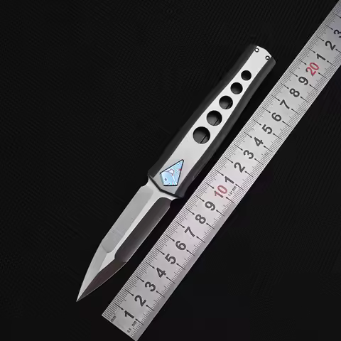 LiBingEDC JK002 Folding Knife - M390 Steel Blade & Titanium Handle, Tactical EDC Pocket Knife for Ou