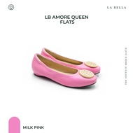 LA BELLA รุ่น LB AMORE QUEEN FLATS - MILK PINK