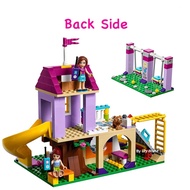 Compatible Lego Friends House Lepin Girl Heartlake City Sienna's Playground Set Building Blocks 41325 01050 Swing Pet Dog Model Toys Birhtday Gift for Girls JBRQ ZMKUML
