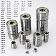 10 pcs Small Bearings Inner Diameter 2mm 3mm 4mm 5mm 6mm 7mm 8mm 9mm 10mm 3x7x3 5x10x4 5x11x4 8x22x7
