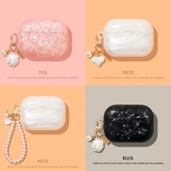 Artistic Flower Shell Airpods Case Protection Airpods Pro 3 Case Cute Airpods 4 Case Luxury Airpods 