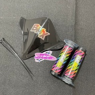 BMX bike visor HORN BMX bike package RAINBOW handgrip pnp bmx sticker BMX hologram