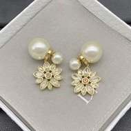 D Home/Di Home Daisy Pearl CD Earrings Earrings Female Light Luxury Exquisite Earrings Seiko 810aldi