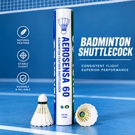 Badminton Shuttlecock AS-30 and AS-60 12pcs Shuttlecock High Quality Goose Feather Ball