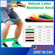 Exercise Band Yoga Gym Hip Training Resistance Band Workout Set Elastic Fisio Band Getah Kaki Traini