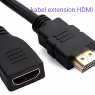 Kabel HDMI Extension 30cm / Perpanjangan Kabel HDMI M-F