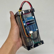 แบตเตอรี่ลิเธียมฟอสเฟต LiFePo4 32140 4S 6S 8S 10S 15A 15000mAh BMS Mpower ของแท้ (หุ้มฟิล์มใสก่อนส่ง