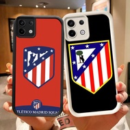 DJ-7 Atletico madrid Silicone Casing black and white for Infinix Tecno ITEL Smart POP Spark Pova 20 