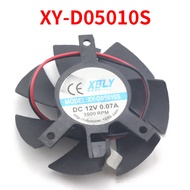 XY-D05010S XY-D05010SL1 12V Graphics Card Cooling Fan Equal Side/Equal Waist