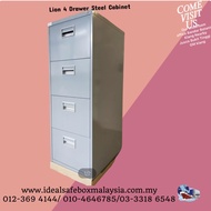 Steel 4 drawer cabinet  filing cabinets LX44P  cabinet steel drawer  kabinet besi, kabinet 4 Laci, almari, almari besi