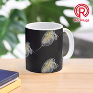 Daphnia Mug Glass (Water Flea) Black Background Classic Mug