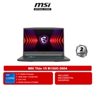 MSI Thin 15 B13UC-3604 15.6" FHD Gaming Laptop Cosmos Gray (i7-13620H, 16GB, 512GB SSD, RTX3050 4GB,