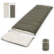 Camping Sleeping Bag,Spliceable Double Sleeping Bag for Adults&Kids, Cold&Warm Weather, Lightweight,