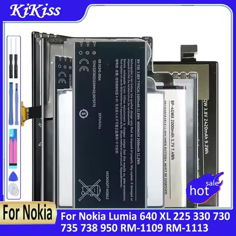 Battery BV-T5C BL-4UL For Nokia Lumia 640 XL 225 330 730 735 738 950 RM-1109 RM-1113 RM-1072 RM-1073