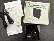 全新久放 日本 Lobos LB-SP 405 網路電話盒 Dual Skype Cordless & PSTN Phone Adapter