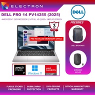 Dell 14PRO PV14255-R7250-16G-512-W11PRO 14" FHD+ Laptop Silver (R7-250,16GB D5,512GB SSD, ATI, W11P)