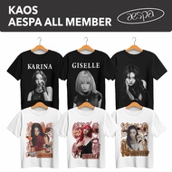 Aespa Karina Giselle Winter T-shirt Aespa dirty work T-shirt, cotton combed 24s for men and women