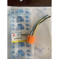 Headlight Socket 3-Pin Front Power Plug Used With H4 Headlights Valve