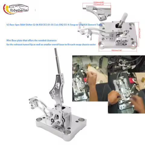 v3 Race-Spec Billet RSX Shifter V3 02-06 RSX DC5 01-05 Civic EM2 ES K-Swap Civic EF EG EK, Integra D