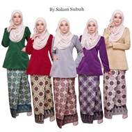 PLUS SIZE Baju Kurung Kedah Moden Aqeela Corak Batik Exclusive