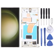 สำหรับ Samsung Galaxy S23อัลตร้า5G SM-S918B อียูเอดิชั่นหน้าจอดิจิตอลจอ LCD OLED 6.78นิ้วประกอบครบชุ